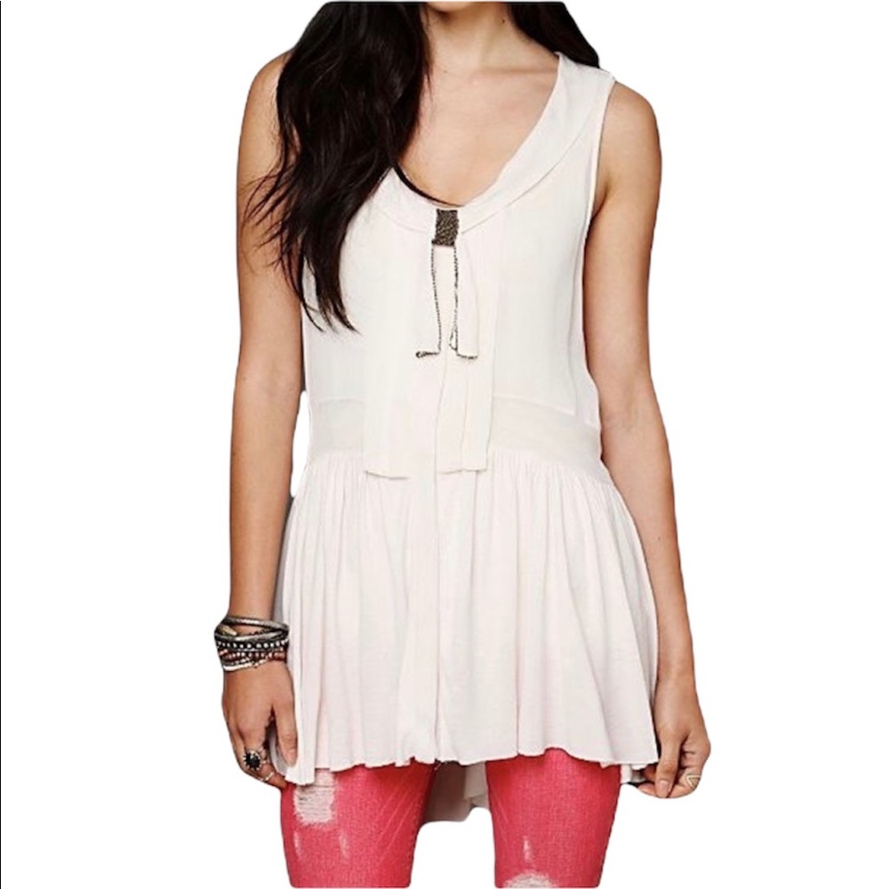 FP NEW ROMANTICS TIE FRONT TUNIC